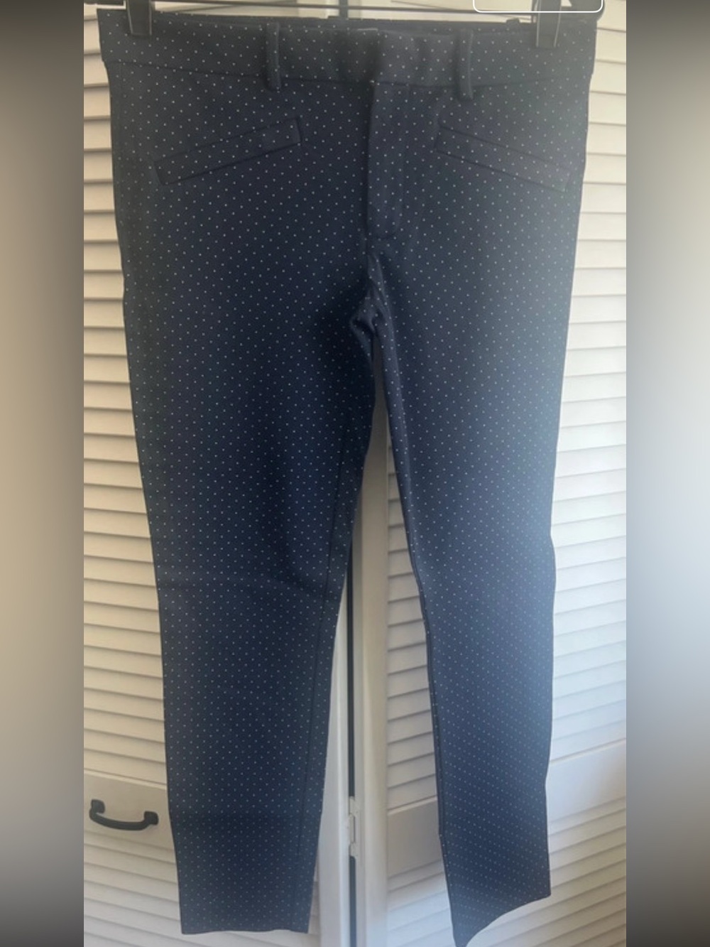 Women's Skinny Ankle Polka
Dot Pants Size 6R